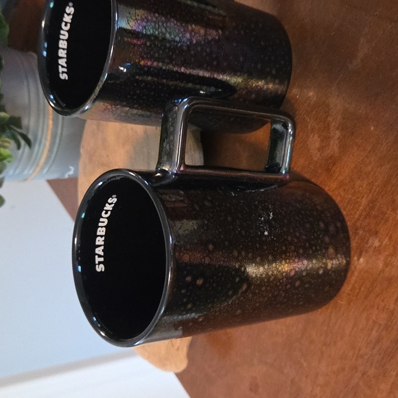Starbucks Iridescent Rainbow Textured Mugs Set - Picture 2 of 6